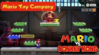 Mario Toy Company  Mario vs Donkey Kong  Nintendo Switch Gameplay [upl. by Fulvia]