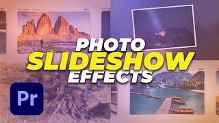 3 Photo Slideshow Effects in Adobe Premiere Pro Beginner to Pro [upl. by Acherman]