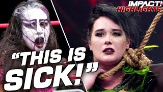 Knockouts No DQ Match Goes OFF THE RAILS  IMPACT Highlights Mar 3 2020 [upl. by Nosille141]