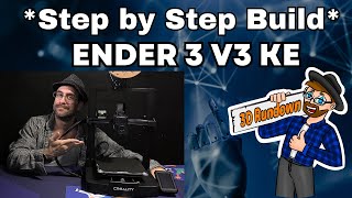 Ender 3 V3 KE StepByStep Unboxing and Build  Assembly  Creality Klipper 3D Printer [upl. by Anieral]