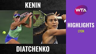 Sofia Kenin vs Vitalia Diatchenko  2020 Lyon Second Round  WTA Highlights [upl. by Pinkerton]