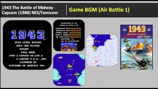 Air Battle 1  1943 NES Music Extended 30 min [upl. by Ycnaffit]