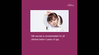 HiB Haemophilus Influenzae Type B Vaccine  Is Your Child Protected with It [upl. by Lajib]