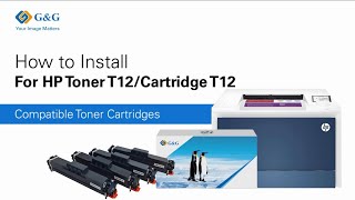 How to Install Canon Toner T12Cartridge T12 [upl. by Aira854]