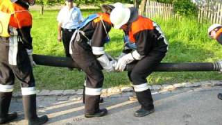 Feuerwehr Leistungsprüfung Bayern  FFW Roggersing  Saugleitung kuppeln [upl. by Garlinda]