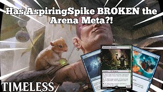 Has AspiringSpike BROKEN the Arena Meta  Bant Control  Timeless  MTG Arena [upl. by Atsejam]