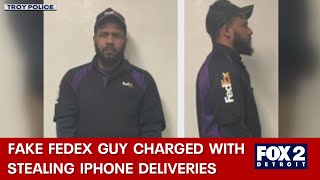 Suspected porch pirate arrested with new iPhones amid string of incidents through Metro Detroit [upl. by Richardo]