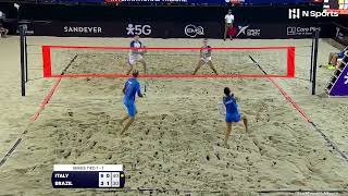 FINAL Copa do Mundo Beach Tennis 2022 Mista BRASIL vs ITÁLIA Melhores Momentos Baran e Cappelletti [upl. by Eramal]