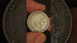 1935 German 5 Reichsmark silver coins [upl. by Dietz]