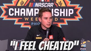 Christopher Bell Feels Cheated Accuses Chevrolet of Race Fixing amp Manipulation at Martinsville [upl. by Perkins707]