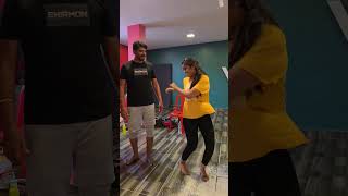 Fun during dance practice🤣 comedy mrmrschinnathirai dance [upl. by Iiette]