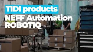 Case study  How TIDI Products revolutionized their processes with 5 Robotiq Palletizing Solutions [upl. by Ennirac]