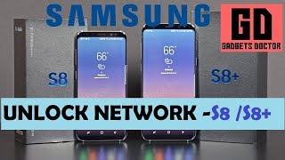 Unlock Network Samsung Galaxy S8 amp S8 Plus Sprint SMG950U  SMG955U Sprint [upl. by Anotyal631]