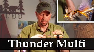 Branden Tueller Thunder Multi Fly tying pattern tutorial video [upl. by Leynad]