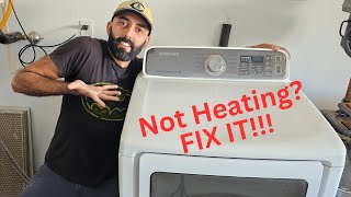 Troubleshooting And Fixing A Samsung Dryer That Is Not Heating [upl. by Sachiko]