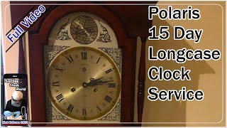 Polaris Longcase Clock Service  Full Video [upl. by Attesor]