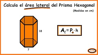 Area superficial de un prisma hexagonal de lado L📌Area de un prisma hexagonal🏆Millermatematicas [upl. by Kirsch]