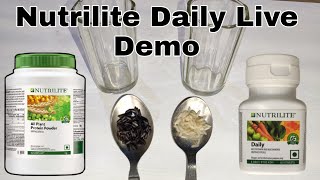 Amway Nutrilite Daily Demo in Hindi  Live Demonstration [upl. by Eiramnerual]