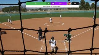 EAC Softball vs Yavapai College Game 2 [upl. by Ressay]