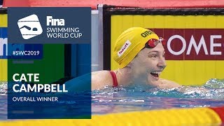 Cate Campbell  Overall Winner SWC19  FINA Swimming World Cup 2019inner 1080p [upl. by Slotnick]