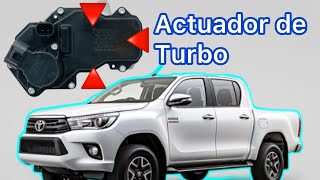 Toyota Hilux 2016 2017 2018 2019 Falla actuador de turbo [upl. by O'Driscoll]