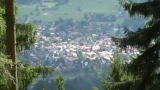 Oberammergau  Der Blick von der KolbensattelHütte [upl. by Jara]