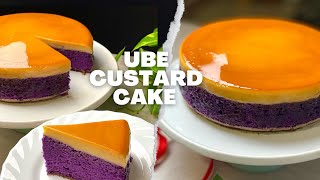 Ube Custard Cake Recipe  Ube Leche Flan Cake  Remake [upl. by Ilamad343]