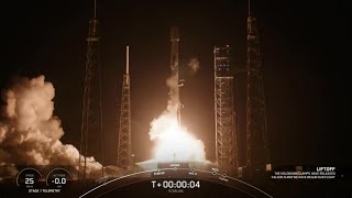 SpaceX launches 23 Starlink satellites from Florida nails landing on droneship [upl. by Polash]