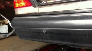 Mercedes W140 S600 V12 1998 exhaust  straight pipe  part 2 [upl. by Cordula]