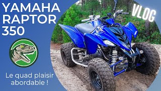 QUADTEST  YAMAHA 350 RAPTOR  VLOG FR [upl. by Teresina]