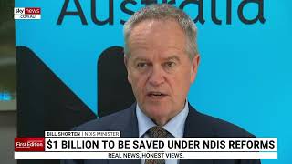 New NDIS reforms will save 1 billion [upl. by Ahsitel]