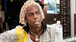 Yung Bans Gets quot1 of 1quot Chain and NEW Spike Bracelets at ICEBOX [upl. by Ogeid]