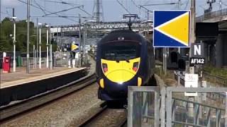 Eurostar and Southeastern High Speed Trains at Ebbsfleet International on September 1st 2018 [upl. by Layne909]