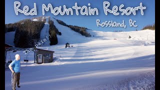 Red Mountain Resort  Rossland BC  Ski Trip 2021 Day 3 [upl. by Yelnik]