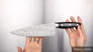 Kramer by Zwilling Stainless Damascus 8quot Chefs Knife [upl. by Ecnarrot]