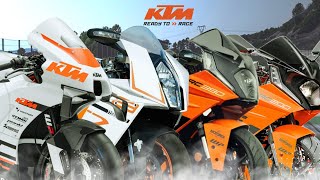 KTM RC125 RC200 RC250 RC390 RC8 1190 RC8C TOP SPEED 2024 [upl. by Saraann758]