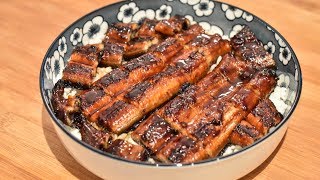 Japanese BBQ Eel Rice Unadon  John Dengis [upl. by Islean]