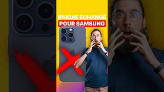 IL A OSÉ CHANGER SON iPHONE POUR UN SAMSUNG AVEC IA😱 [upl. by Inaleon]