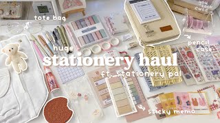 huge stationery haul 2022 🍡ft stationery pal  cute amp pastel ♡ [upl. by Ahsimet]