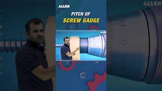 Screw Gauge Explained  Least Count and Zero Error  Pitch of the Screw Gauge  ALLENNEET shorts [upl. by Nylyak]