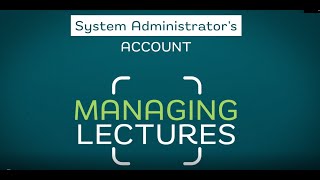 Classera EN admin vid31 Managing Lectures v1 [upl. by Einad]