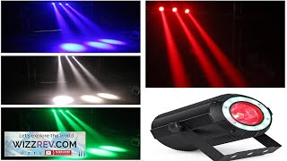 DMX512 Dyed Spotlight Led Beam Par Light with Voice Controlled for KTV Review [upl. by Naujet]