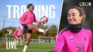 LIVE TRAINING  Chelsea Women vs Celtic Women  UWCL  191124  Chelsea FC [upl. by Bendix]