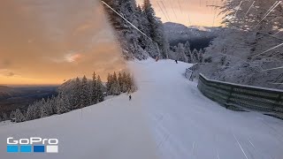 GarmischClassic Skiresort  FULL RUN  85 KPH  Bavarian Alps 2022 [upl. by Everara]