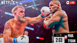 INCREDIBLE ONLY AN HOUR AGO MIKE TYSON VS JAKE PAUL FULL FIGHT HIGHLIGHTS  NETFLIX 202KNOCKOUT [upl. by Anaehs]