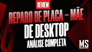 VAMOS REPARAR UMA PLACA MÃE DE DESKTOP QUE LIGA E DESLIGA E NÃO DÁ VÍDEO DIAGNÓSTICO COMPLETO Review [upl. by Esoryram]