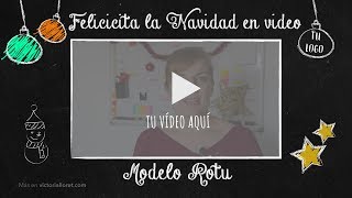 Videos para felicitar la navidad Modelo ROTU [upl. by Fitzger]