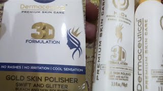 Dermaceutical 3D skin polish  whitening Secret skin polish [upl. by Odraude513]