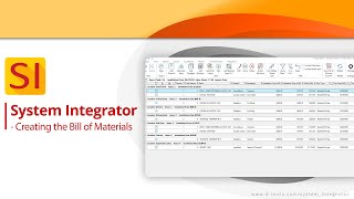 System Integrator  Creating the Bill of Materials [upl. by Tijnar281]