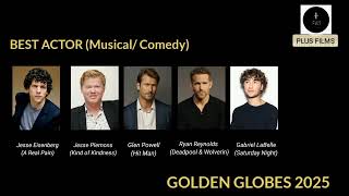 GOLDEN GLOBES NOMINATION PREDICTIONS 2025 [upl. by Jefferey325]